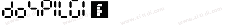 DOSPilgi 字体字体转换